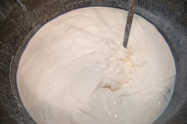 Mixing coating at APV Mixing coating at APV