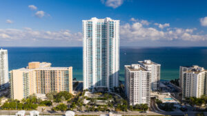 Oceanfront building