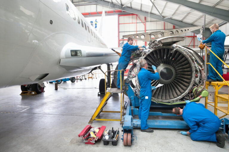 Plane engine assembly